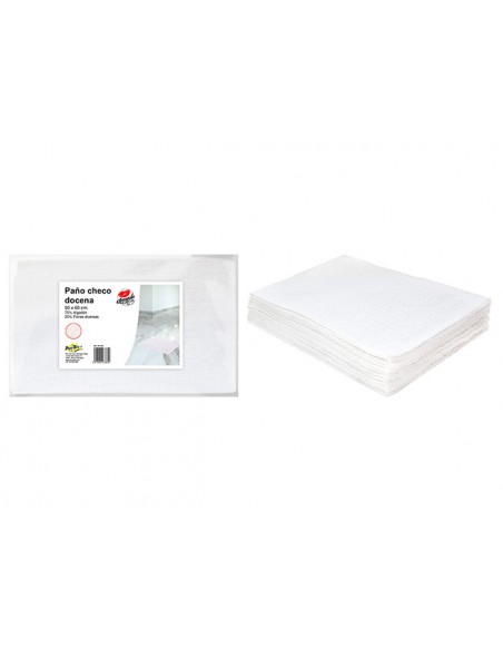 Paño Checo 50X60 Centímetros, 12 Unidades