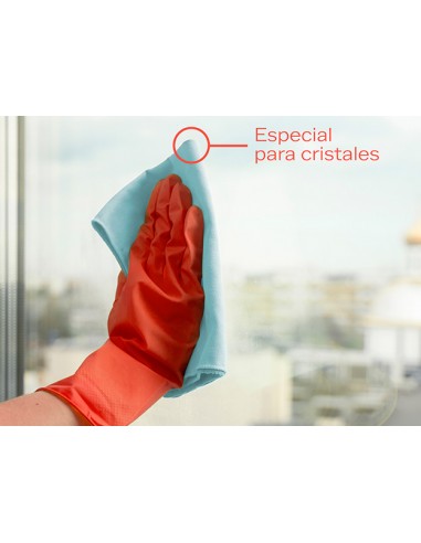 Bayeta Microfibra Especial Cristales Azul 40X30...