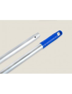 Palo Aluminio Anodizado Profesional Con Agujero 1,50 m. 2