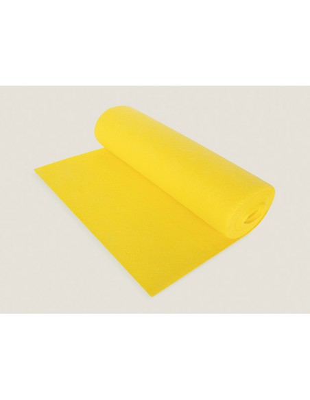 Rollo Sintético Amarillo Precortado Natural Galga 140, Unidad