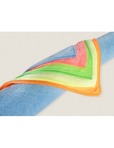 Bayeta Microfibra Multiusos "Corbata", 40x36 cm., 220 g/m2, 5 Unidades