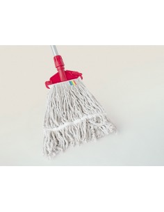 Fregona Industrial Hilo Algodón Crudo 5 Cabos Carda Con...