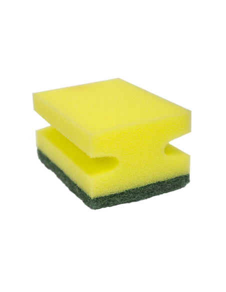 Estropajo Fibra Verde Salvauñas 9X6,5X4,5 Centímetros Granel