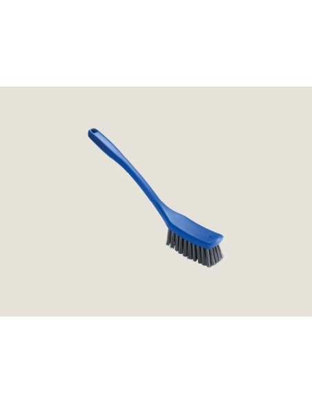 Cepillo de mano con mango largo - Deteccion metalica, azul