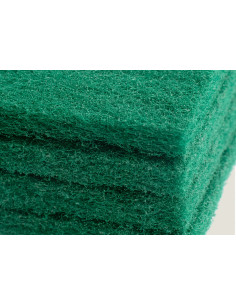 Estropajo Fibra Verde 15X10X0,7 cm., Lote 6 Unidades 2