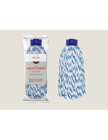 Fregona Microfibra Bicolor Experto, 190 g.