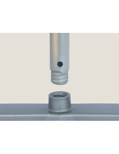 Palo aluminio anodizado 1,55 m. Experto...