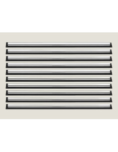 Varilla Acero Inoxidable con Goma Blanda