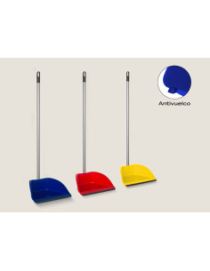 Recogedor Experto antivuelco con filo de goma + palo...