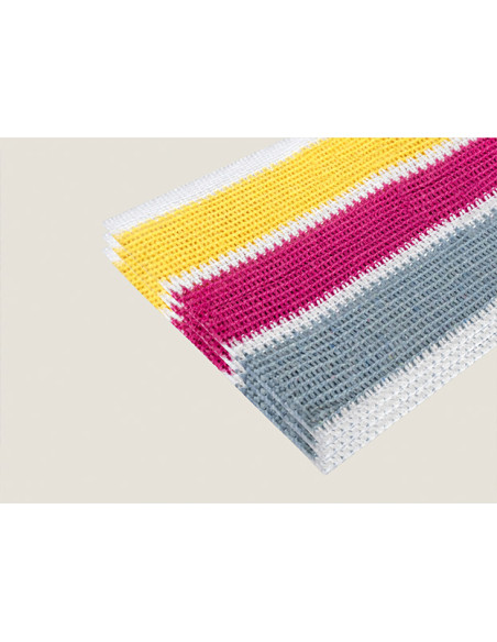 Bayeta Rejilla Multicolor 38X34 cm., 3 Unidades