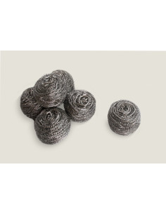 Estropajo Acero Inoxidable 60 g., Lote 10 Unidades