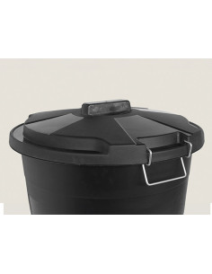Tapa Negra para Cubo Basura Industrial Experto, 50 l. 2