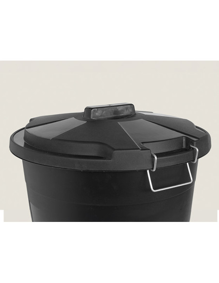 Tapa Negra para Cubo Basura Industrial Experto, 50 l.