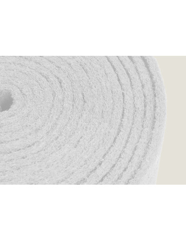 Rollo abrasivo fibra blanca Experto 600x15x0,7 cm.